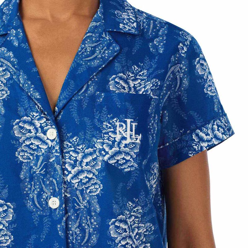 Lauren Ralph Lauren Classic Lawn S/S Notch Collar Boxer Set image number 2